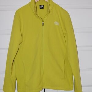 The North Face Lime Green Lightweight Fleece Jacket